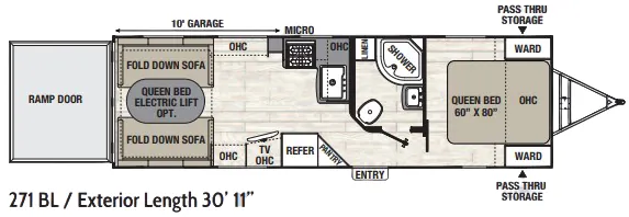 Coachmen Freedom Express Blast 271 BL exterior