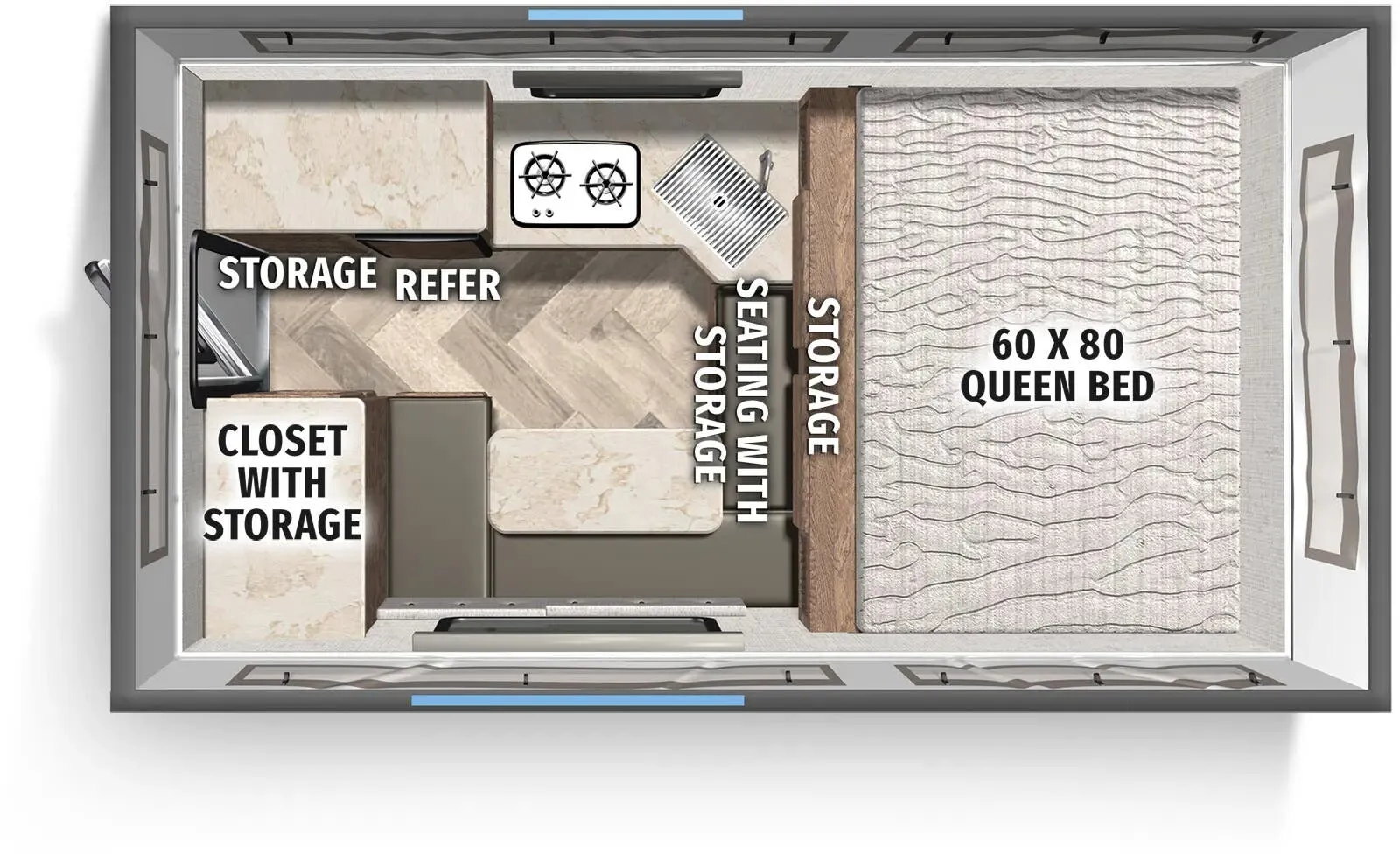 Palomino Backpack SS-1200 floor plan