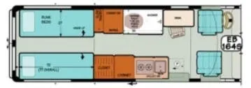 Sportsmobile Express 164S floor plan