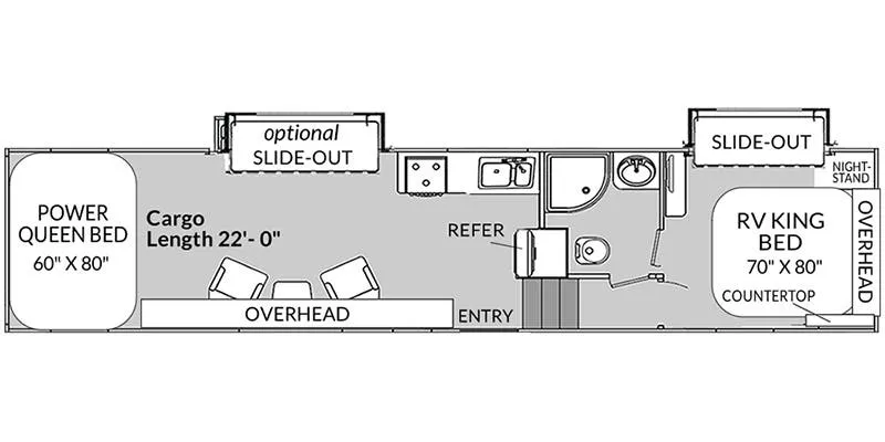 Genesis Supreme MGM CR 385CR floor plan