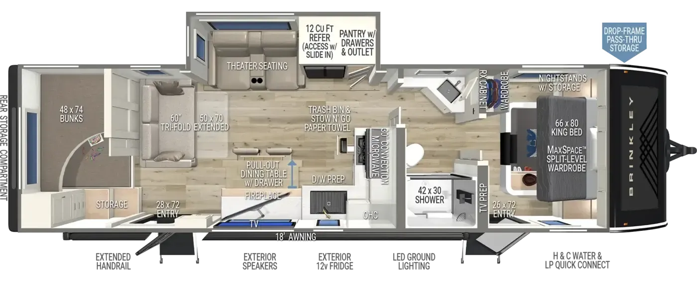 2027 Brinkley Model I 294 - Floor plan