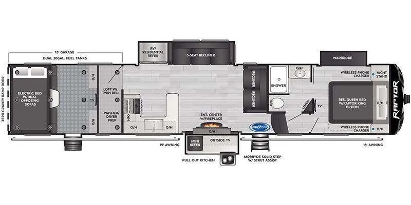 2022 Keystone Raptor 423, Photos photo 18