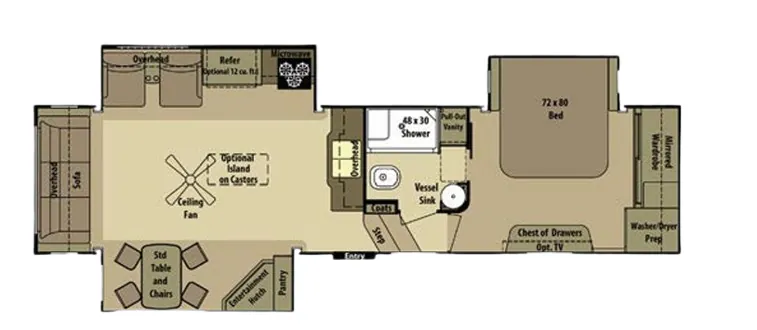 Highland Ridge Open Range 349RLS floor plan