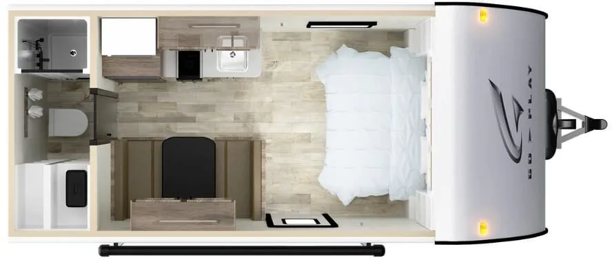 2026 Wayfinder RV Go Play 173MD SPORT floor plan