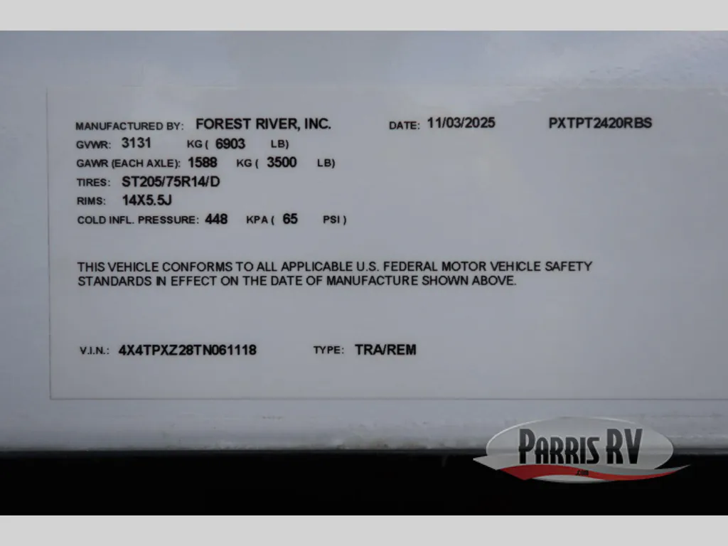 2026 Forest River Puma Tracks 2420RBS, Photos photo 39