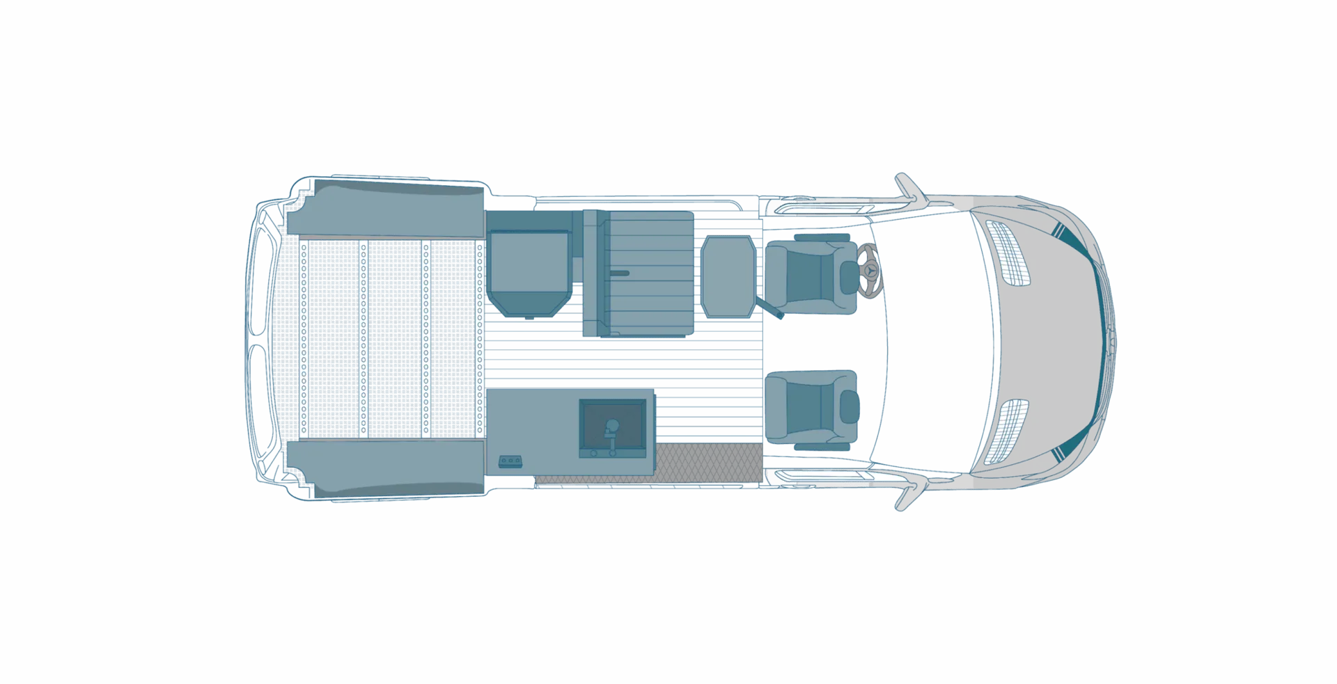 Remote Vans T-45 Series 45 SERIES BASE floor plan