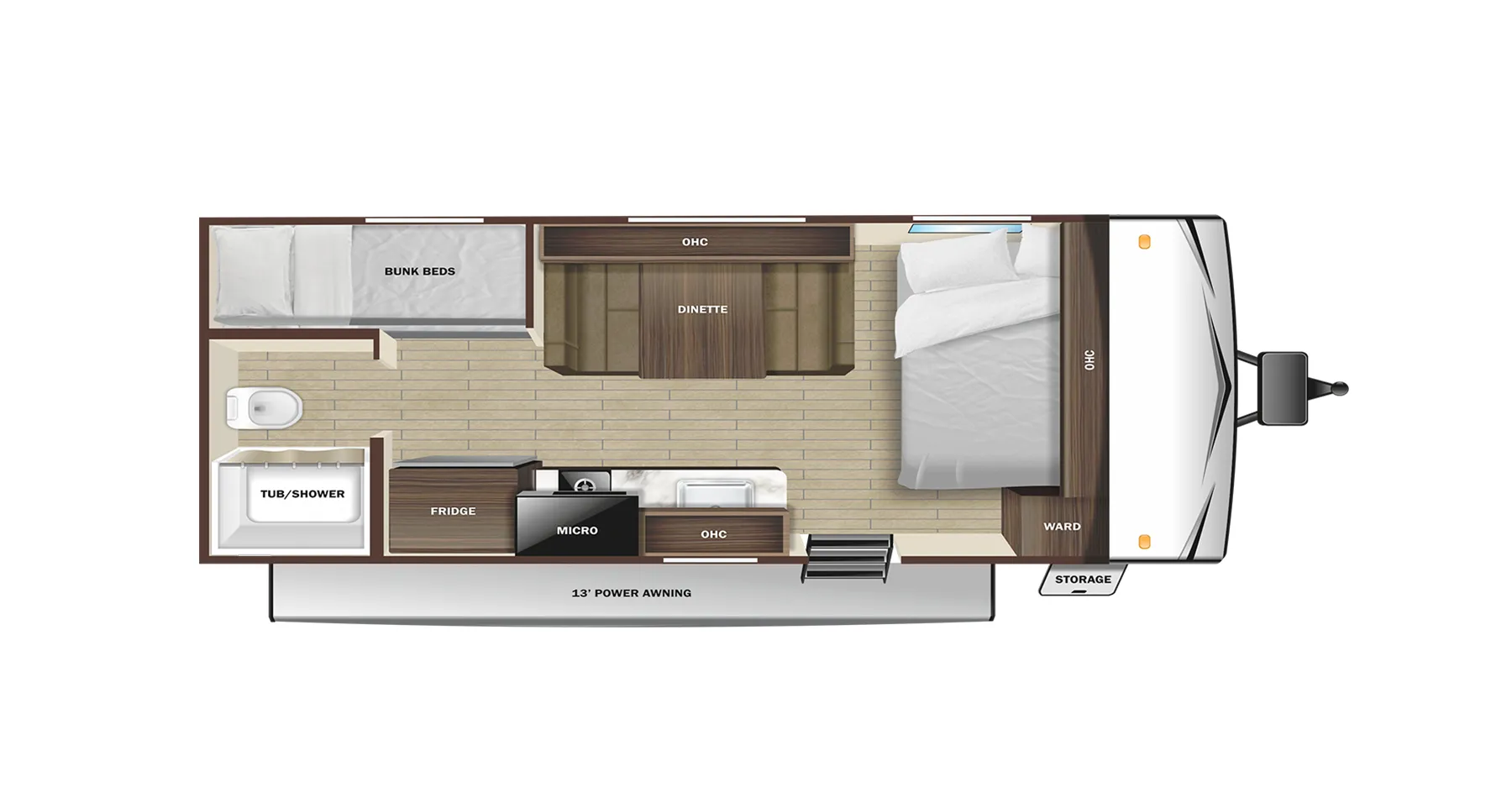 Highland Ridge Open Range Conventional 19BH floor plan