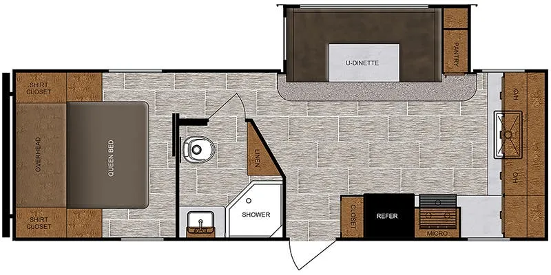2021 Prime Time Avenger 24FKS floor plan