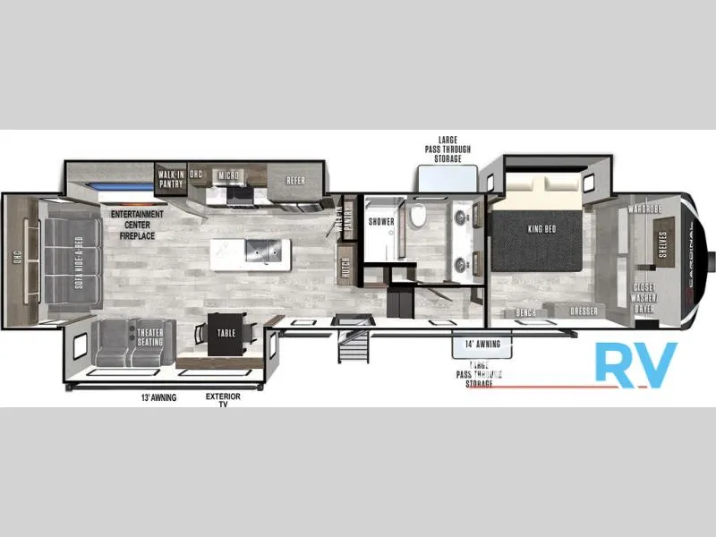 2022 Forest River Cardinal Luxury 360RLX - Photo 3