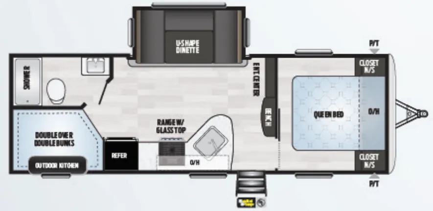 Keystone Springdale 240BHWE floor plan