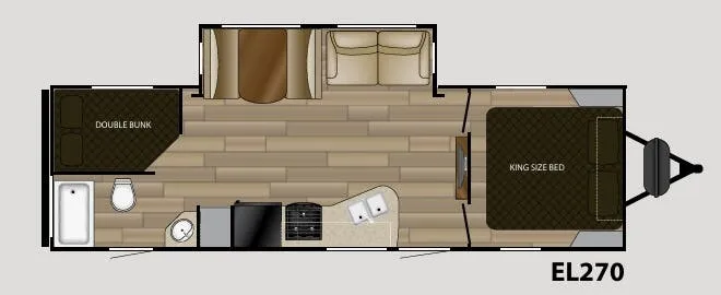 Cruiser RV Embrace 270 floor plan