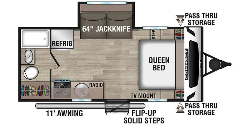 K-Z Connect Mini CM181RB floor plan
