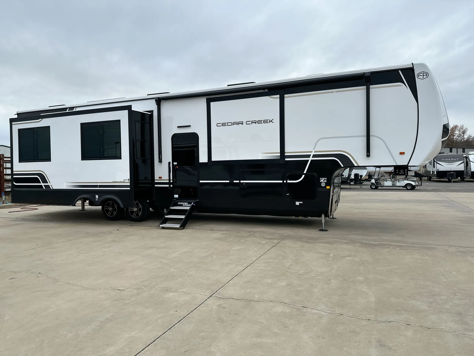 2026 Forest River Cedar Creek 383FB — campside