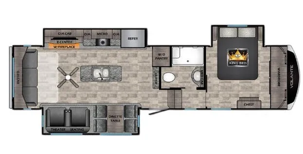 CrossRoads Volante 3201IK floor plan