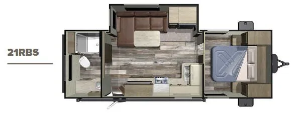 Starcraft Autumn Ridge Outfitter 21RBS floor plan