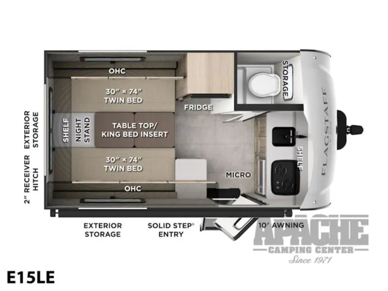 2026 Forest River RV Flagstaff E-Pro 15LE - Photo 2