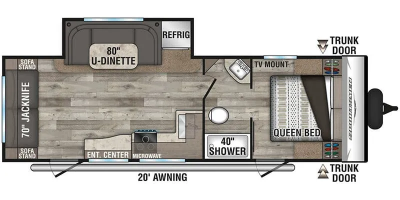 K-Z Sportsmen SE 251RSSE floor plan