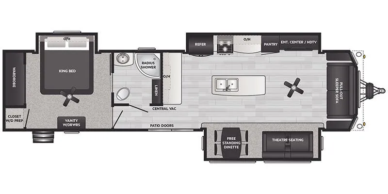Keystone Retreat 39MKTS floor plan