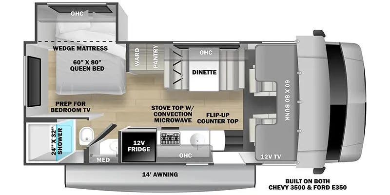 2025 Forest River Solera 23S floor plan