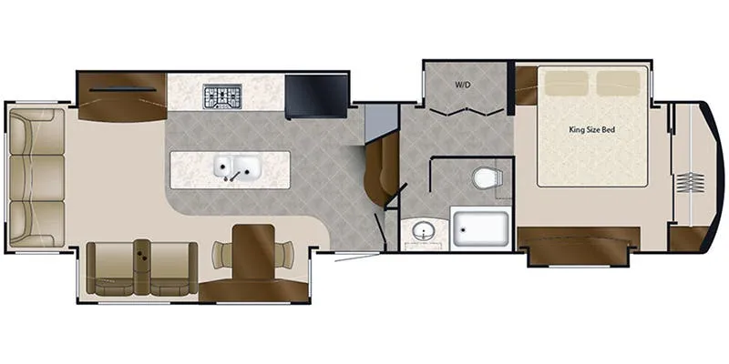 DRV Elite Suites 38KSSB floor plan