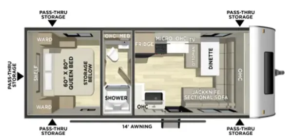 Coachmen Freedom Express Select 249SE floor plan