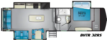 Heartland Bighorn Traveler 32RS floor plan