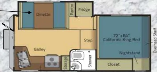 Adventurer Eagle Cap 960 floor plan