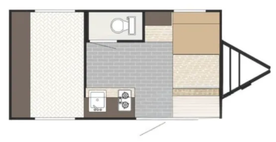 2027 Sunset Park RV SunRay 149 - Floor plan