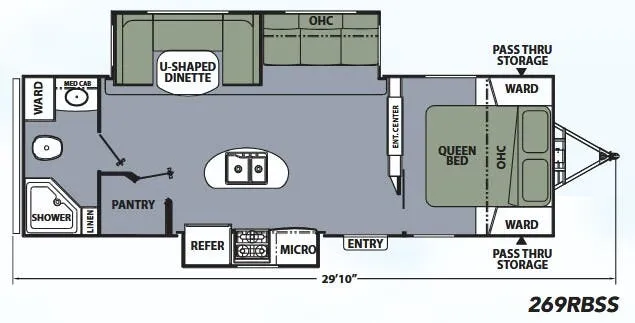 Coachmen Apex Ultra-Lite 269RBSS floor plan