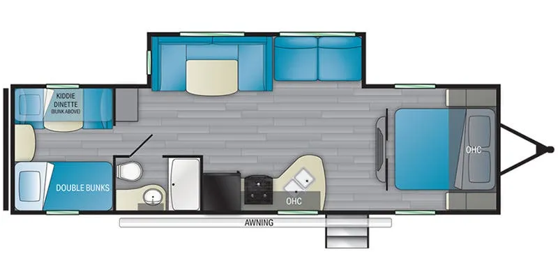 Heartland Pioneer PI QB 300 floor plan