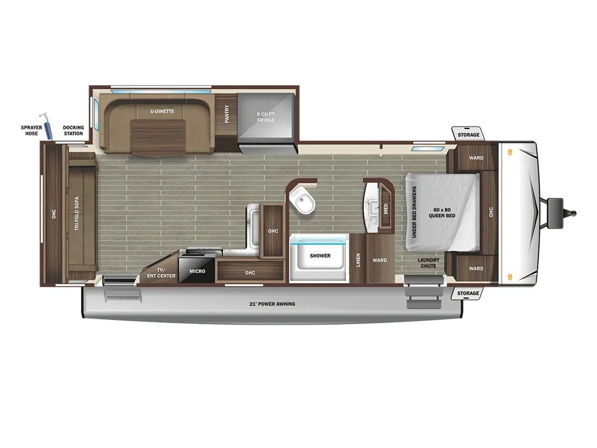 Starcraft Super Lite 262RL floor plan
