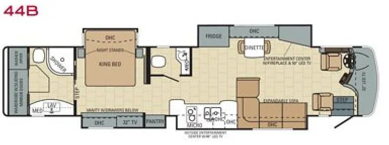 Entegra Coach Anthem 44B floor plan