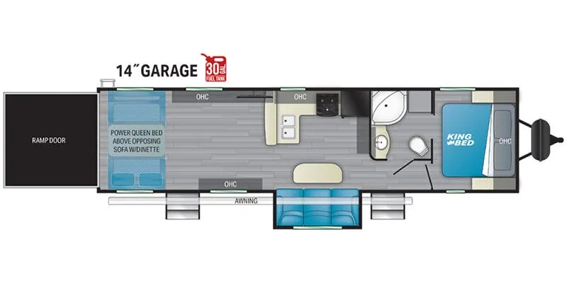 Heartland Torque TQ T314 floor plan