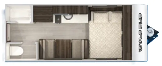 Forest River Cherokee Wolf Pup 14CC floor plan