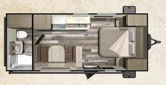 Starcraft Mossy Oak 182RB floor plan