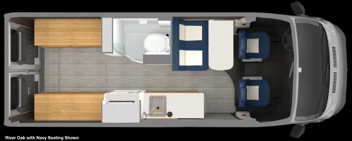 2025 Airstream Rangeline BASE - Floor plan