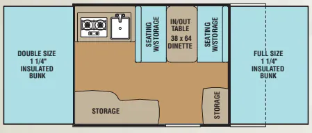 Forest River Viking Epic 1906 ST floor plan