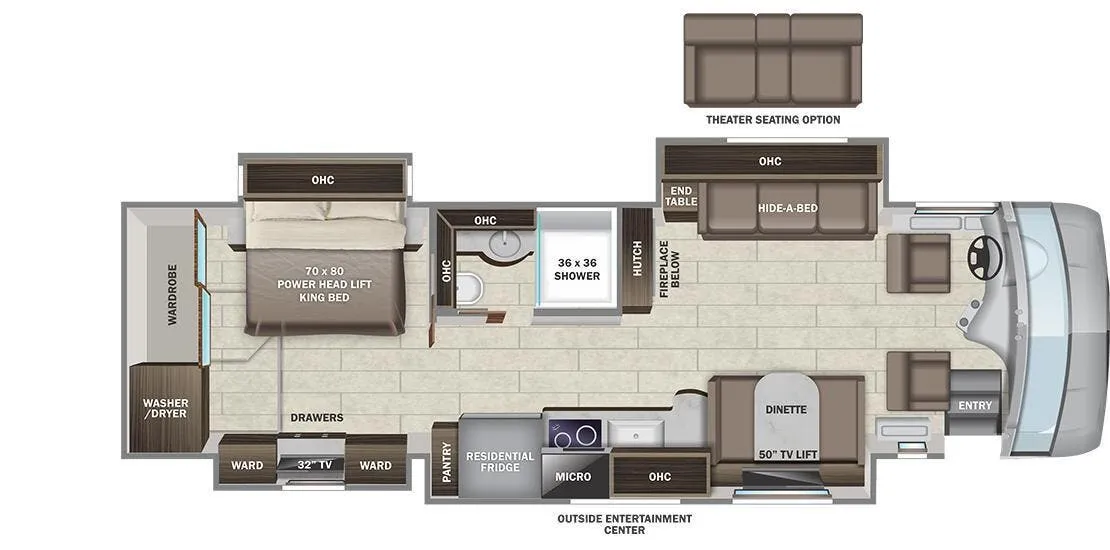Entegra Coach Reatta 37K floor plan