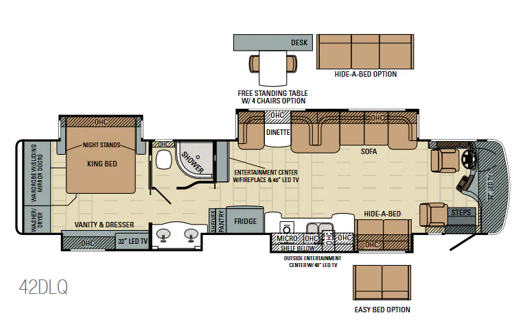 Entegra Coach Anthem 42DLQ floor plan
