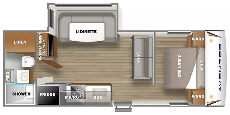 Prime Time Avenger LE 21RBSLE floor plan