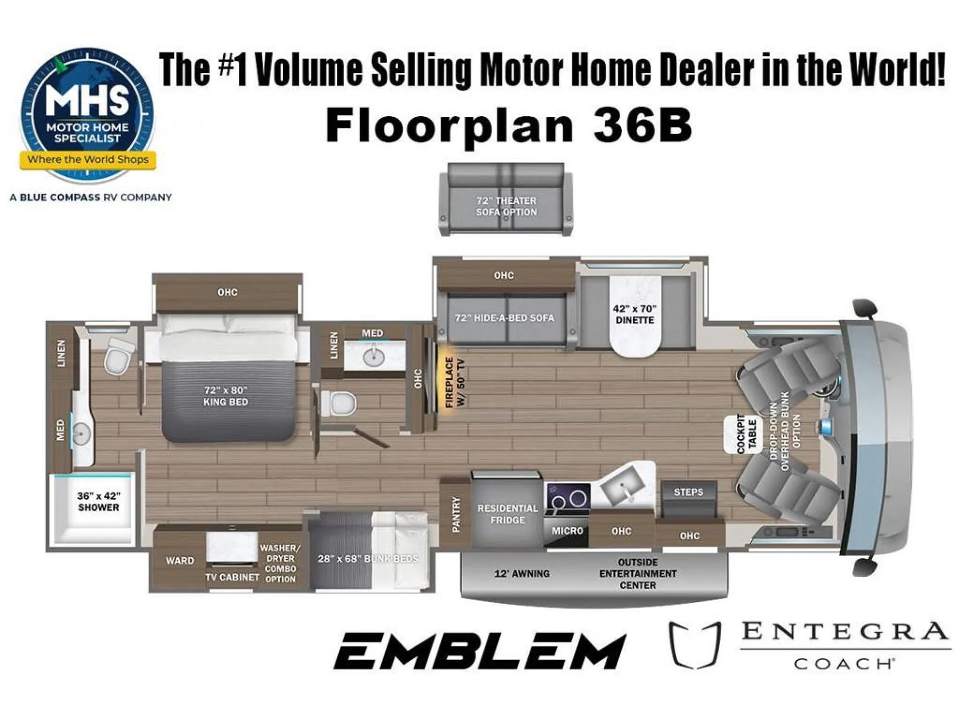 2027 Entegra Coach Emblem 36B - Photo 3