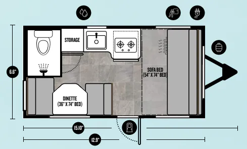 ProLite eLounge BASE floor plan