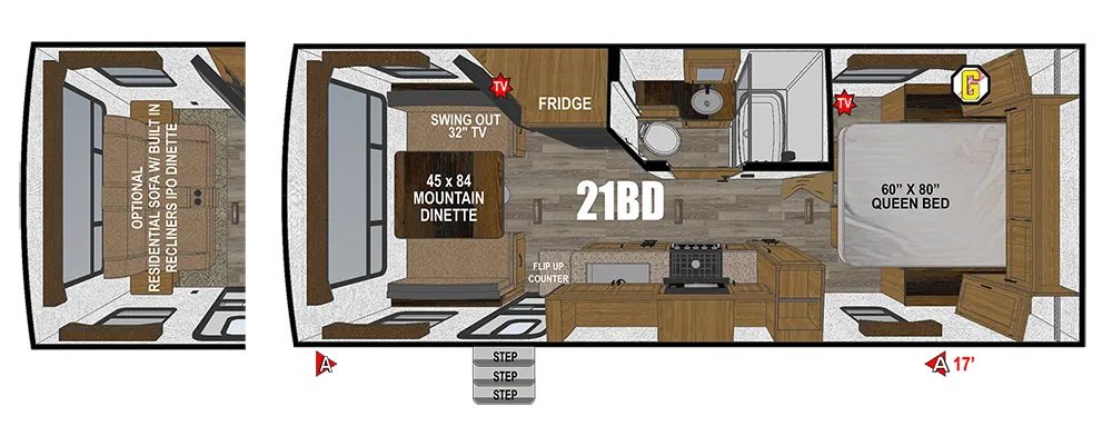 2026 Outdoors Rv MTN TRX 21BD - Photo 3