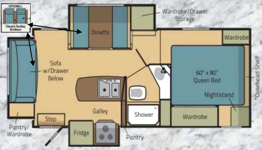 Adventurer Eagle Cap 1165 floor plan