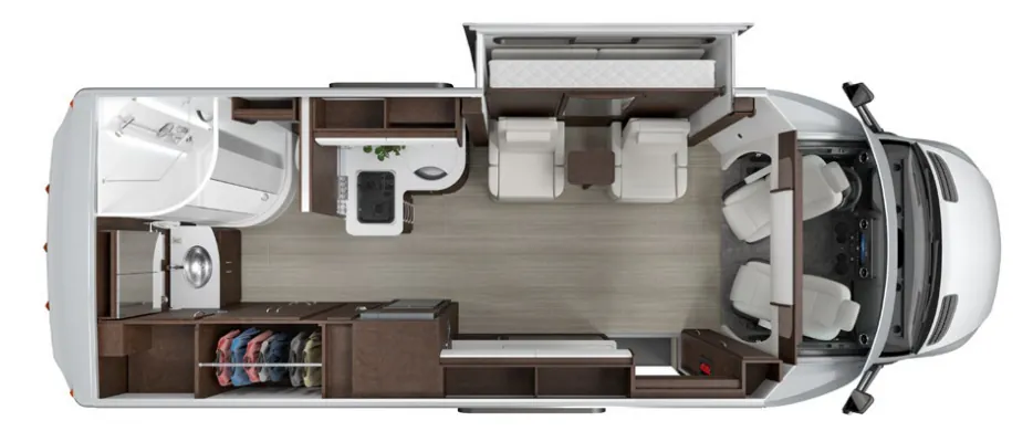 Leisure Travel Wonder U24MB floor plan