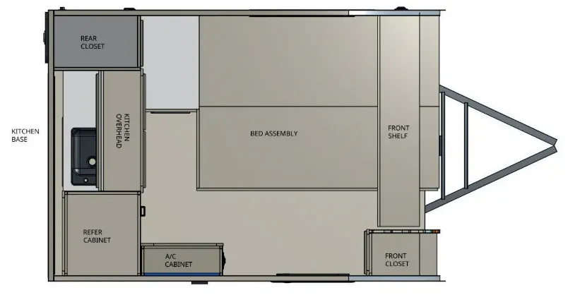 2026 Sunset Park RV SunRay 119 - Floor plan