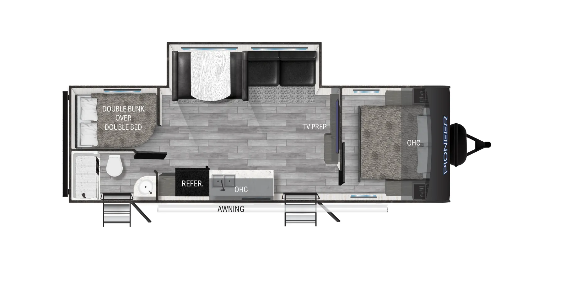 Heartland Pioneer BH261 floor plan