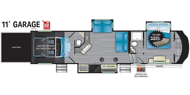 Heartland Cyclone CY 3511 floor plan