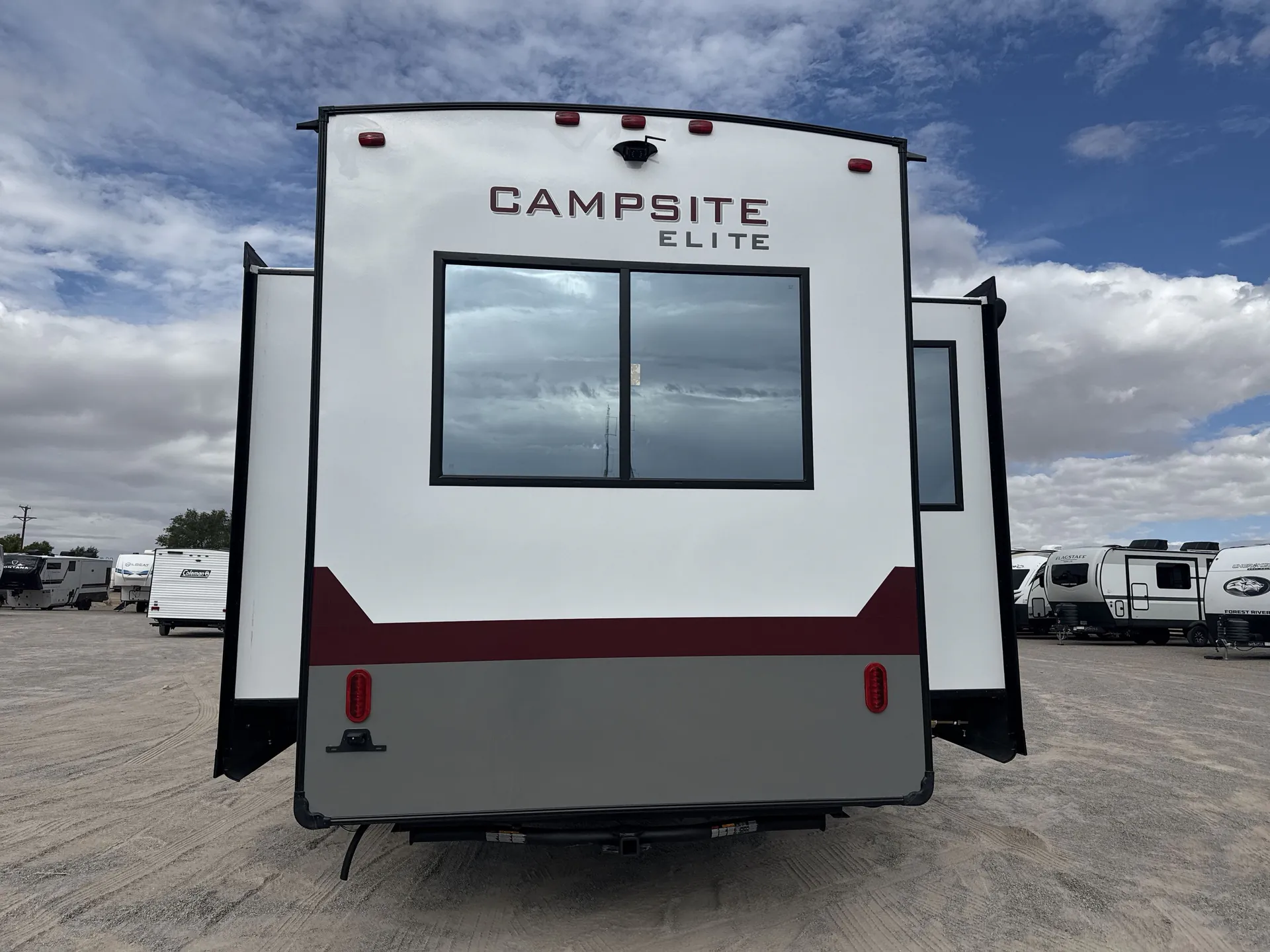 2027 Forest River Campsite Elite 36RF — backside