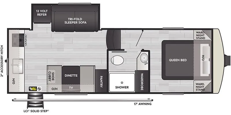 2025 Keystone Arcadia Select 21SRK floor plan